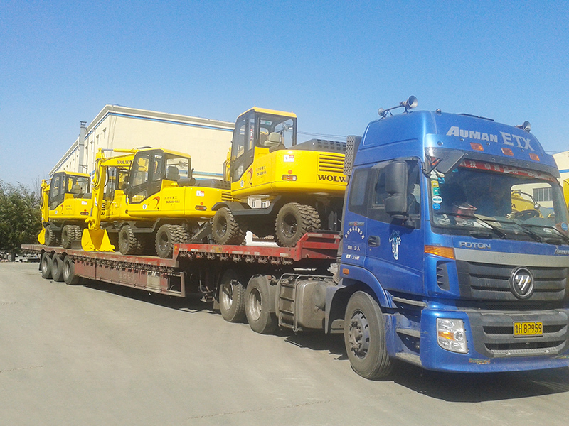 6臺沃爾華系列挖掘機出口菲律賓 6臺沃爾華系列挖掘機出口菲律賓