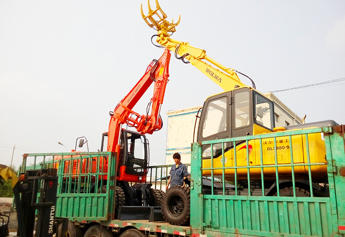 沃爾華集團2臺挖掘機再次出口委內瑞拉