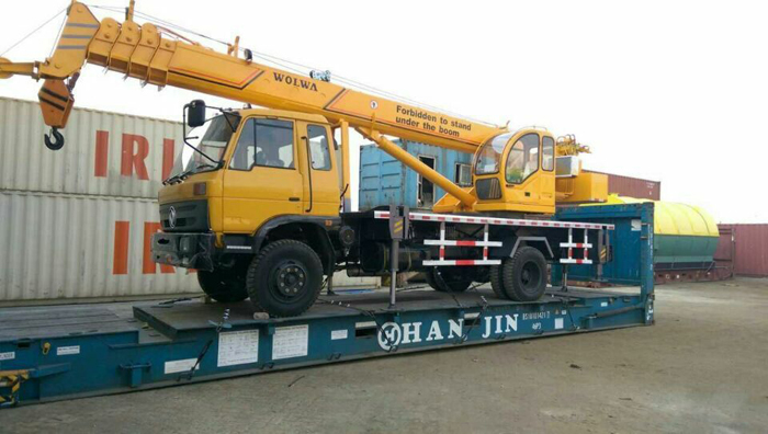 沃爾華集團12噸汽車起重機順利出口泰國 沃爾華集團12噸汽車起重機順利出口泰國