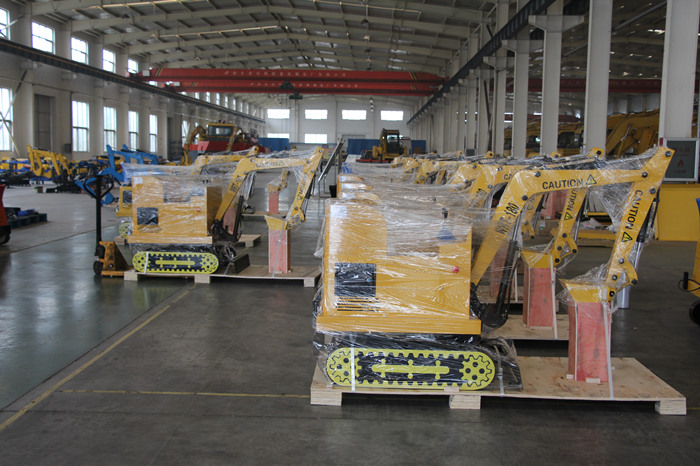 沃爾華集團(tuán)40臺兒童挖掘機(jī)批量出口新加坡