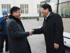 市委常委、高新區黨工委書記佘春明到沃爾華集團考察調研工作